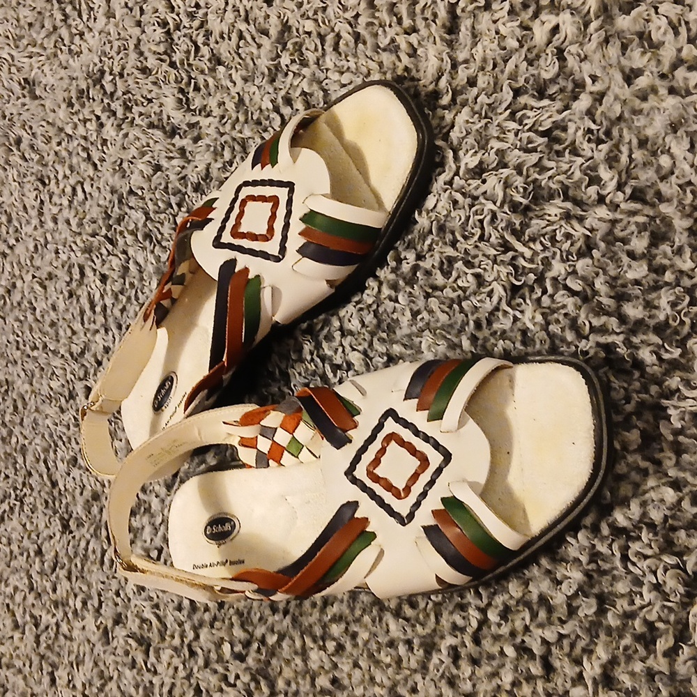 Dr Scholl's Advanced Comfort Double Air-pillo Insole Women's size 10M Sandals
